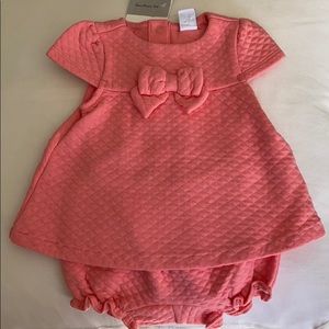 NWT Janie and Jack pink / coral outfit size 3-6 mo